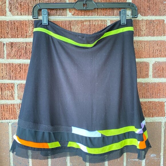 Paramita Skirt with Neon Waist and Trim Detailing - Picture 3 of 15